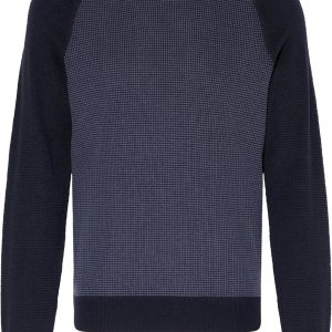 Hugo Boss Herren Dairon Wolle Rundhalspullover, Marine