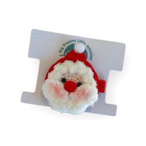 Gehäkelte handgemachte Santa Haarspange