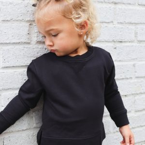 schwarz terry Traum Pullover