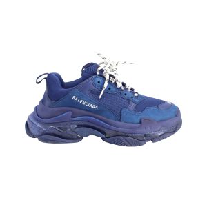 Balenciaga Dreifach Sneaker aus Polyurethan in Marineblau
