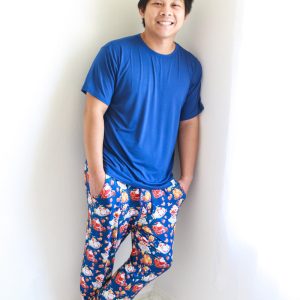 Tis the Sea-Sun (Santa) Herren Kurzarm Jogger-Set