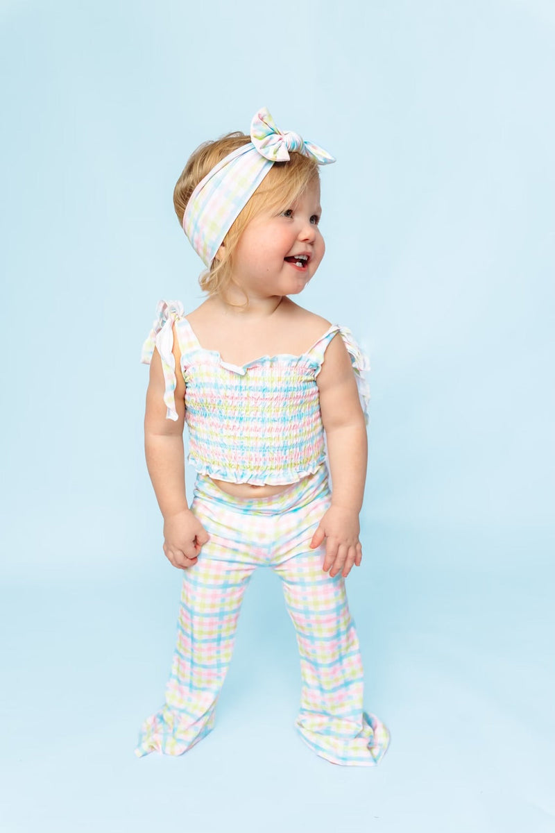 FRÜHLING GINGHAM DREAM SMOCKED FLARE Set