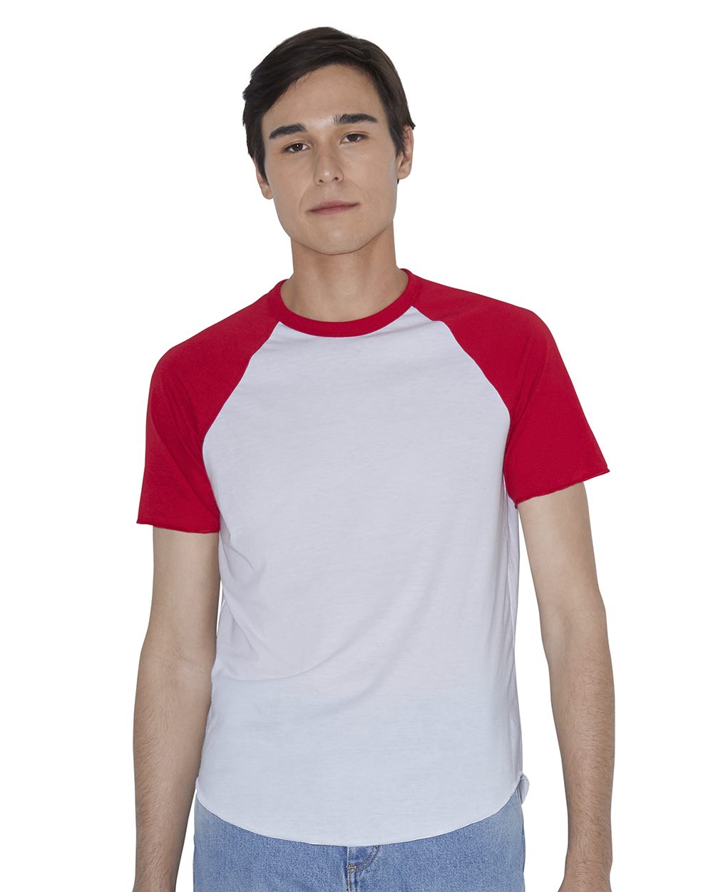 American Apparel Unisex Poly/Baumwolle Raglan T-Shirt