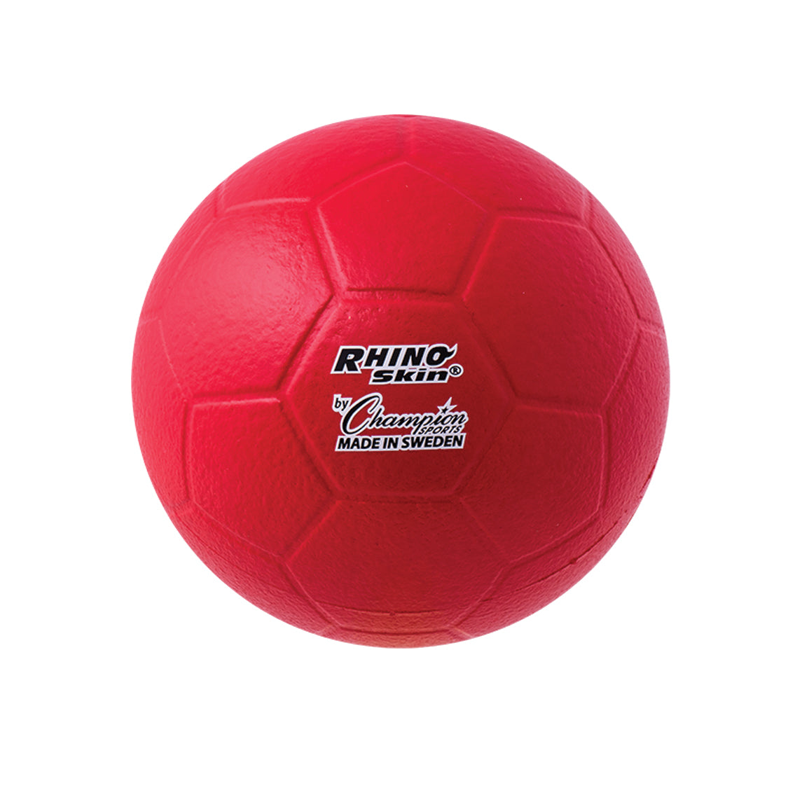 Champion Sports Rhino Haut geformt Schaum Größe 3 Mini Fußball rot