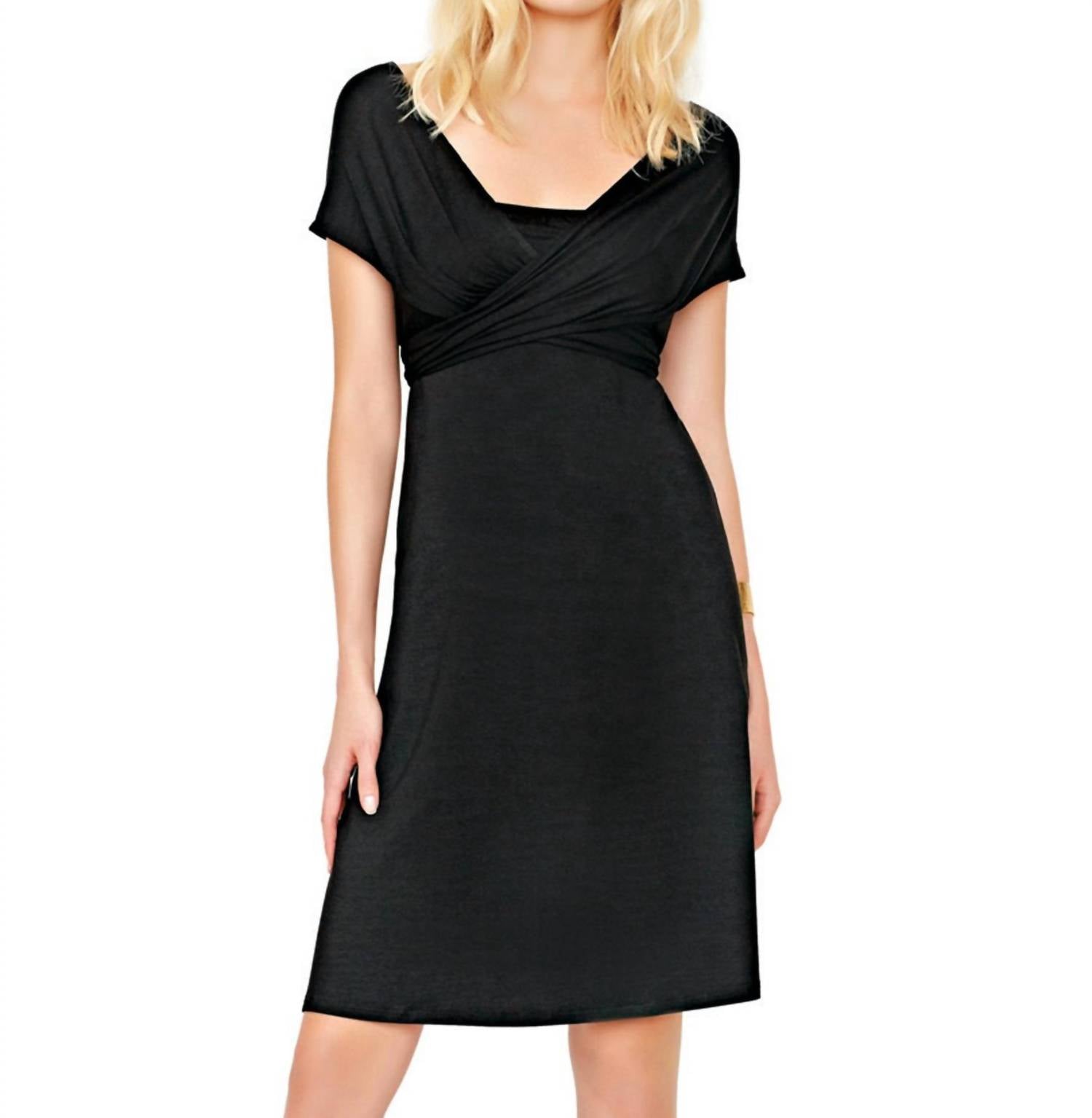 Lattice Strandkleid in Got Lattice Schwarz