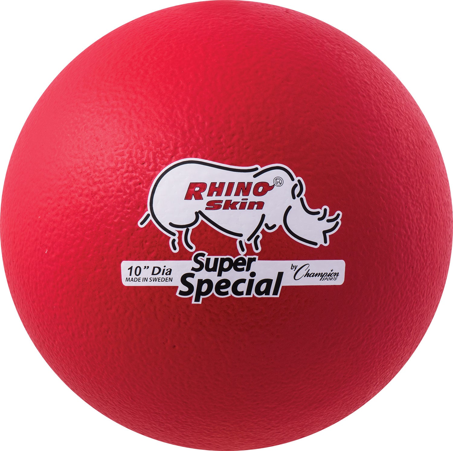 Champion Sports 10 Zoll Rhino Skin Super Special Foam Ball Rot