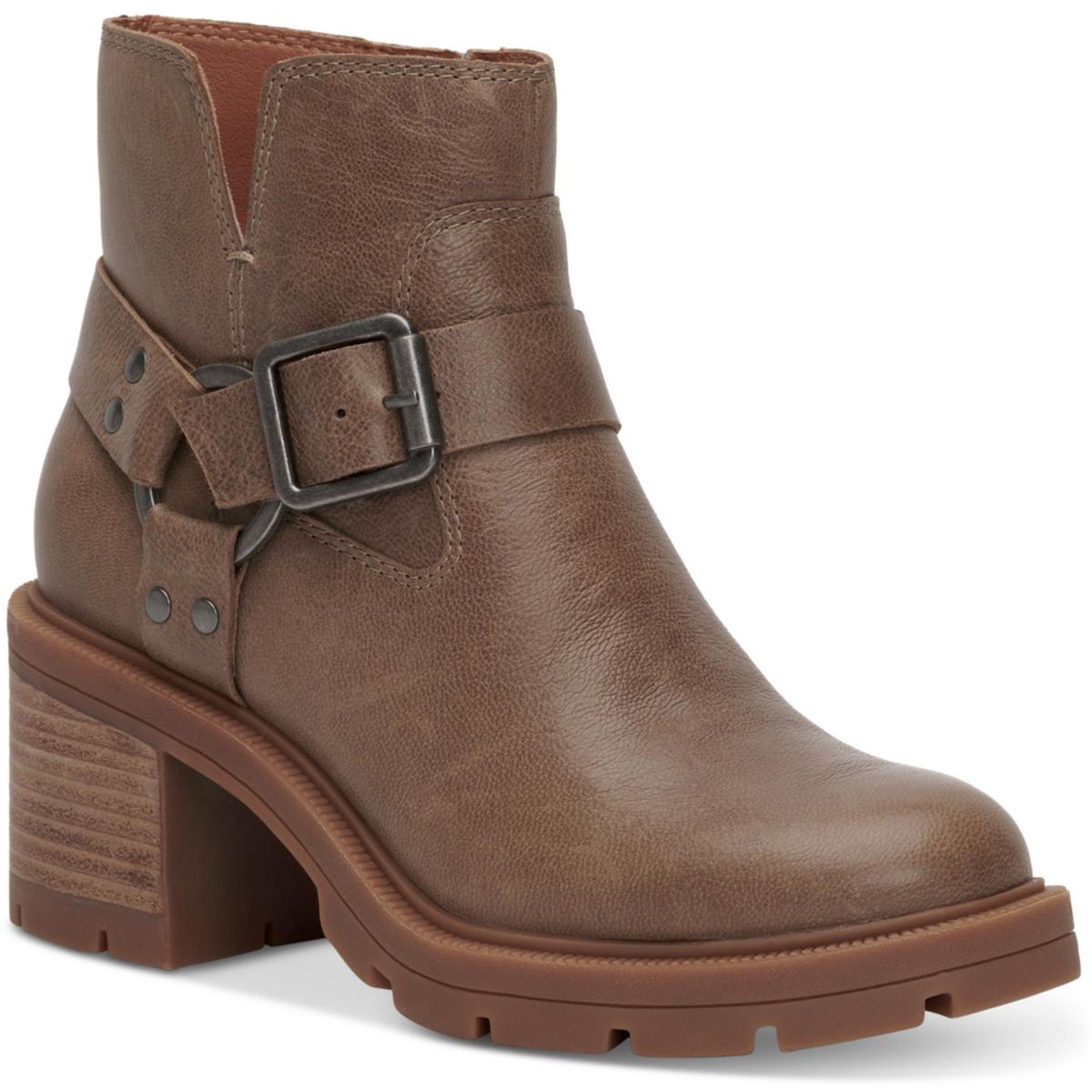 Slyvin Leder Stiefeletten mit Reißverschluss