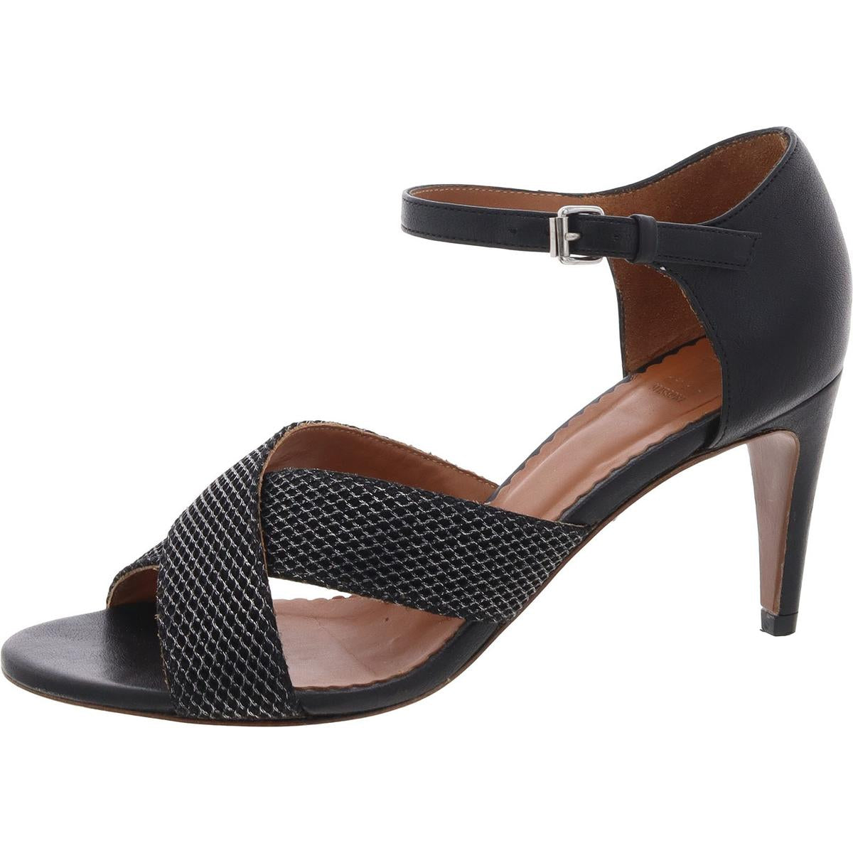 Leder Pumps mit Struktur