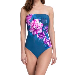 Bandeau Trägerlos One Piece Badeanzug In Got Fidschi