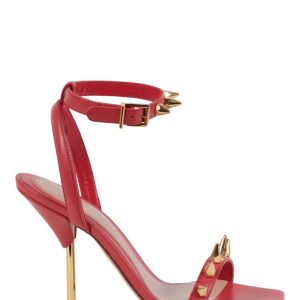 Punk Stud Ankle Strap Sandale