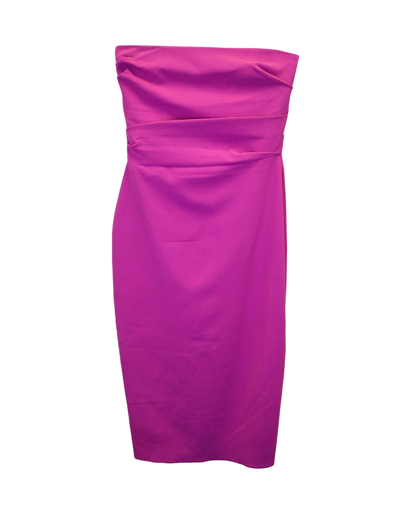Alex Perry Dylan Rüschenträgerkleid in Rosa Triacetate
