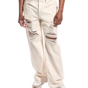 FRAME Denim extra breiten Bein Sand jean