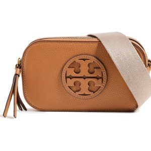 Tory Burch Damen Miller Mini Umhängetasche, klassische Kastanie