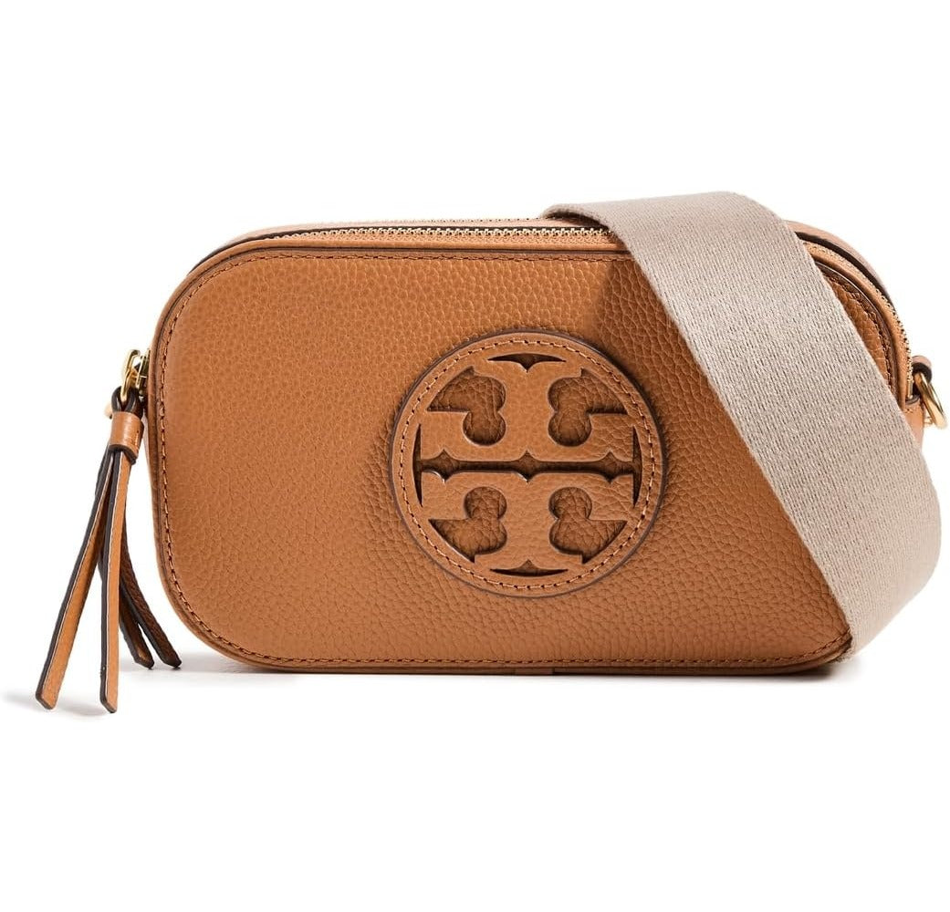 Tory Burch Damen Miller Mini Umhängetasche, klassische Kastanie