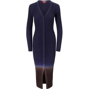 Staud Damen gerippt Shoko Pullover Kleid, twilight Dip Farbstoff