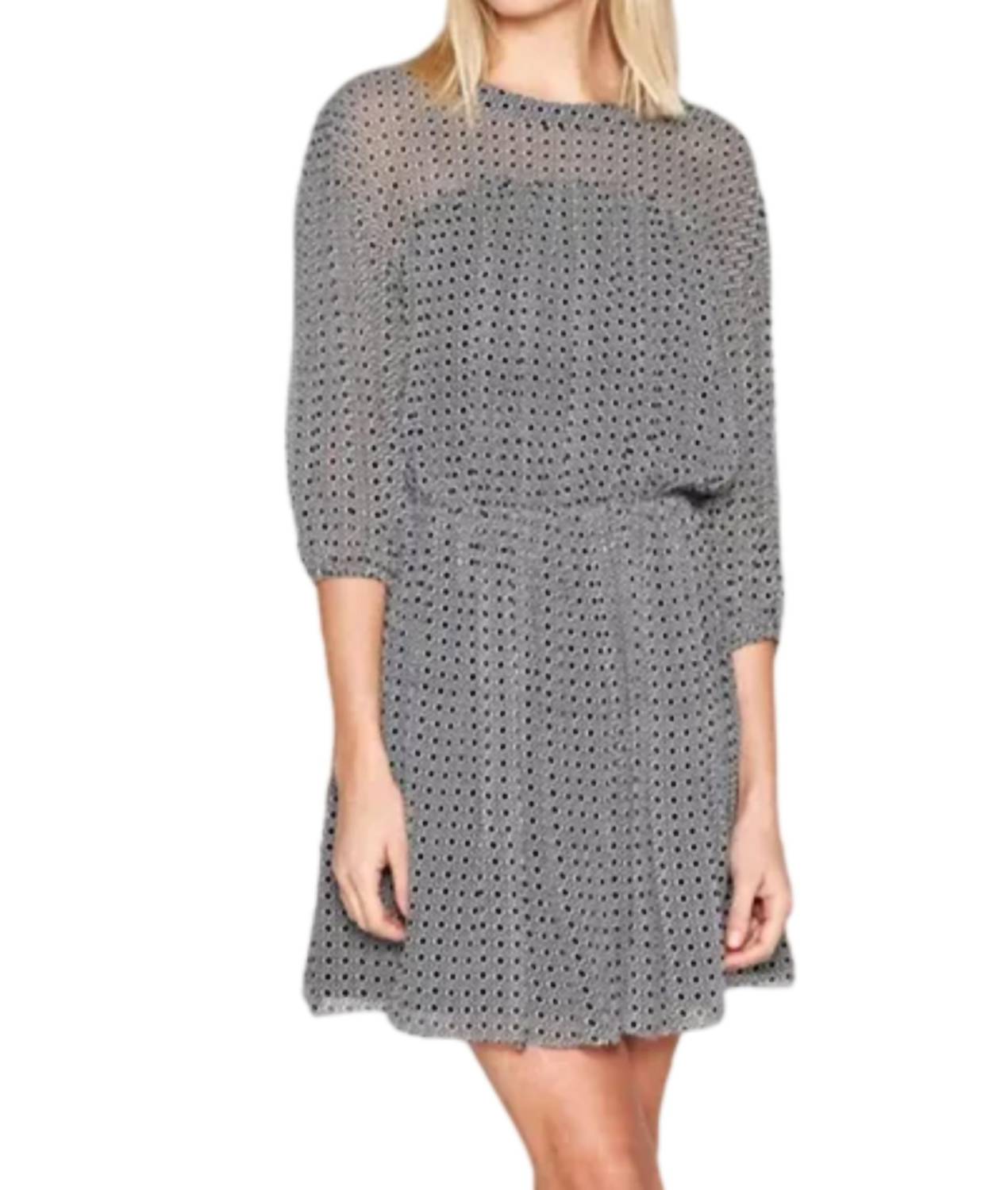 Andora Caviar Kleid in Grau