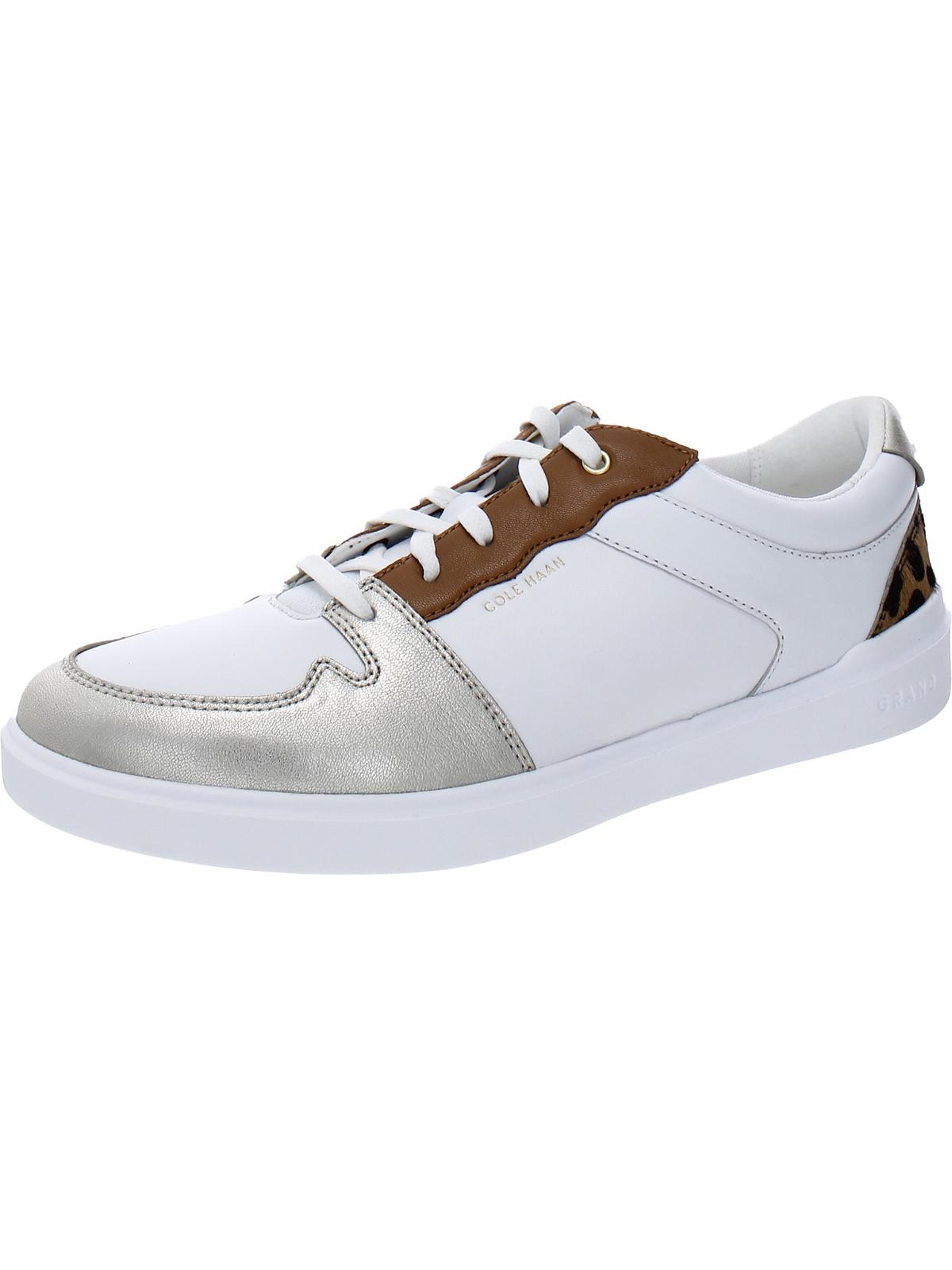 Damen Kunstleder Kalbshaar Casual und Mode Turnschuhe