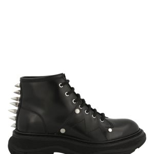 Leder-Knöchel Kampfstiefel