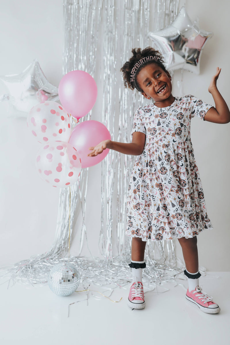 DISCO BIRTHDAY GIRL DREAM Rüsche Kleid