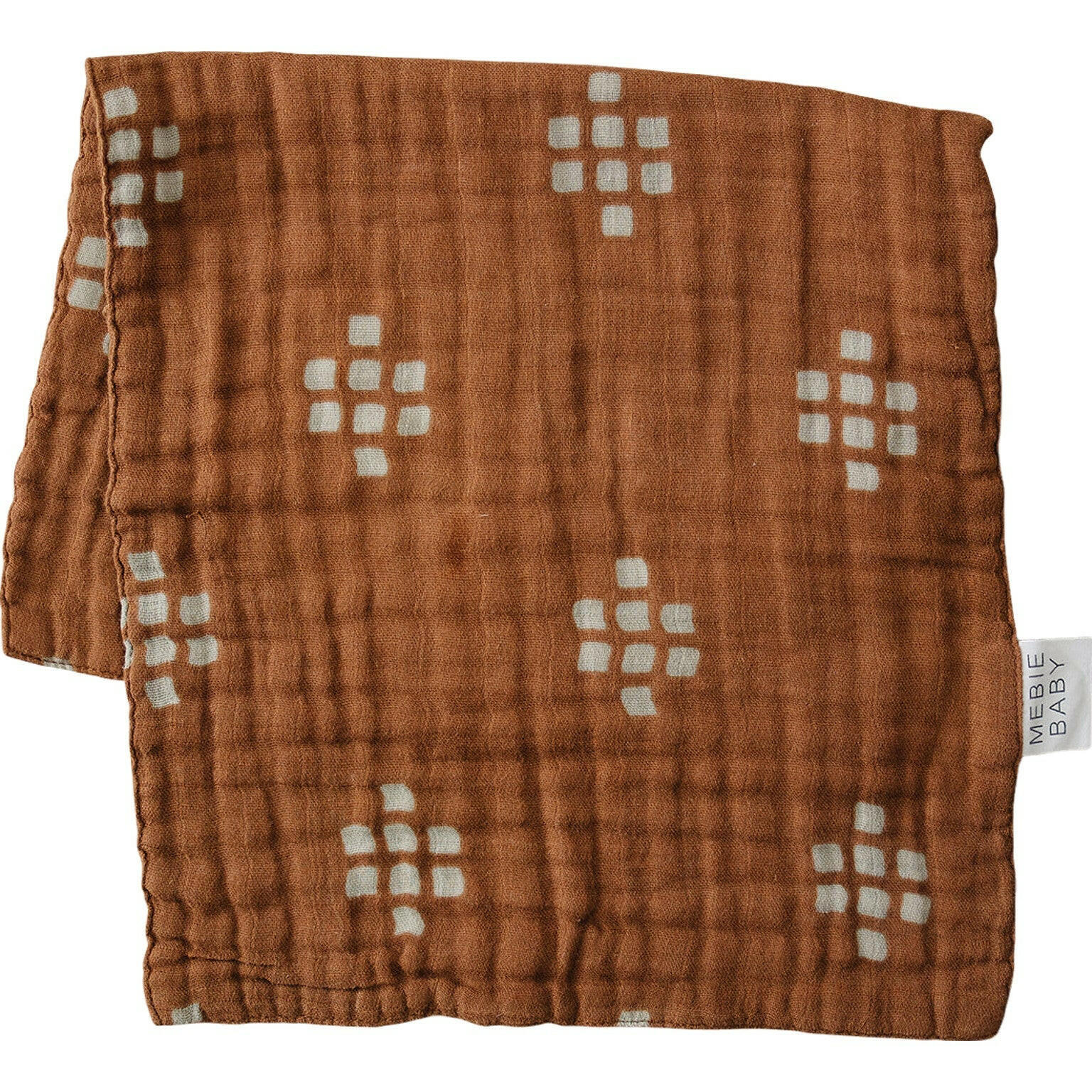 Kastanie Textil Musselin Burp Tuch
