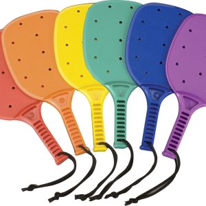 Champion Sports Kunststoff Paddleball Schläger Set – 6er Set