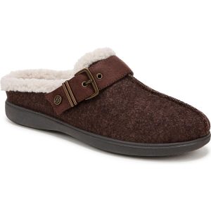 Eternity Buckle Faux Pelz Slide Hausschuhe