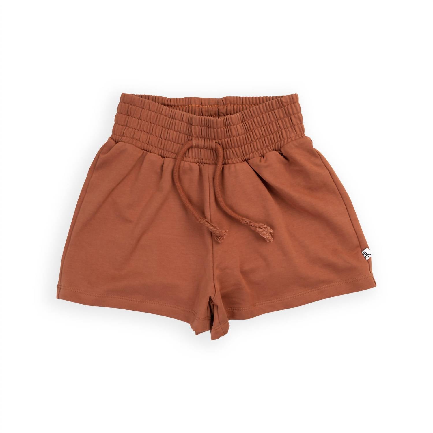 Sweat Shorts für Mädchen in Braun