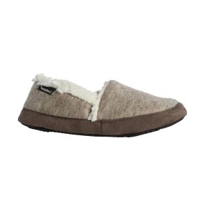 Damen microsuede marisol geschlossen hinten rutscher in Haferflocken erhitzt 7733808562236