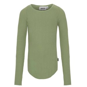 Mädchen rochelle Langarm Top in Moos grün 7733862137916