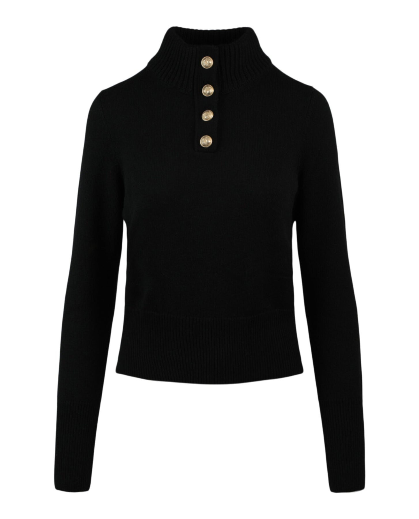 Trichter Hals Kaschmir Pullover