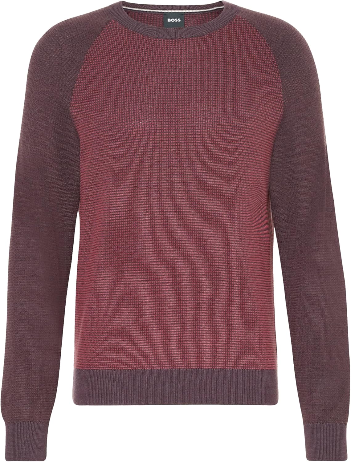 Hugo Boss Herren Dairon Wolle Rundhalspullover, Rot