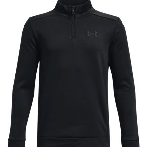 Jungs , Fleece 1/4 Zip Hemd in schwarz – 7733846966332