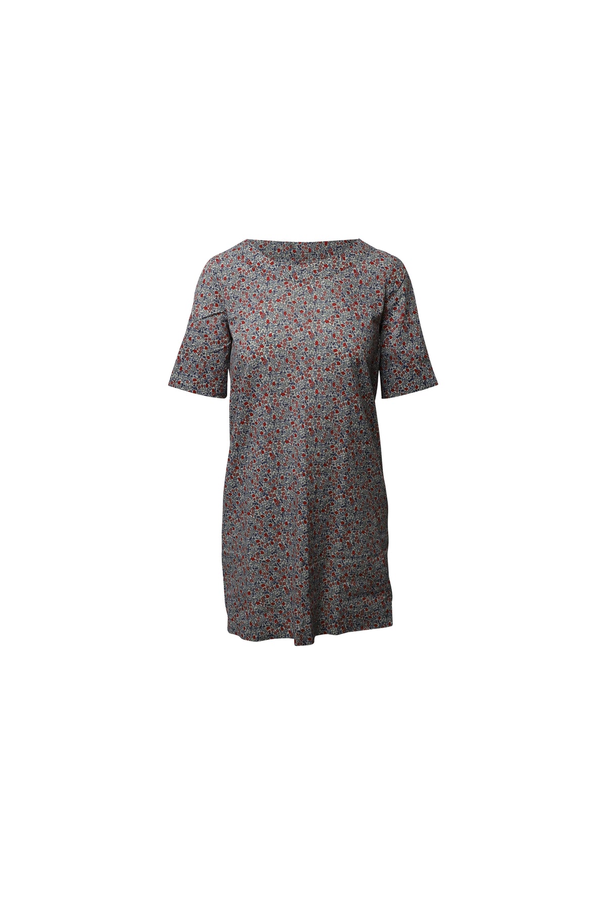 A.P.C. Kleid mit Blumenmuster aus mehrfarbiger Baumwolle