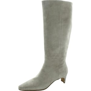 DAGNE Kniehohe Stiefel aus massivem Leder