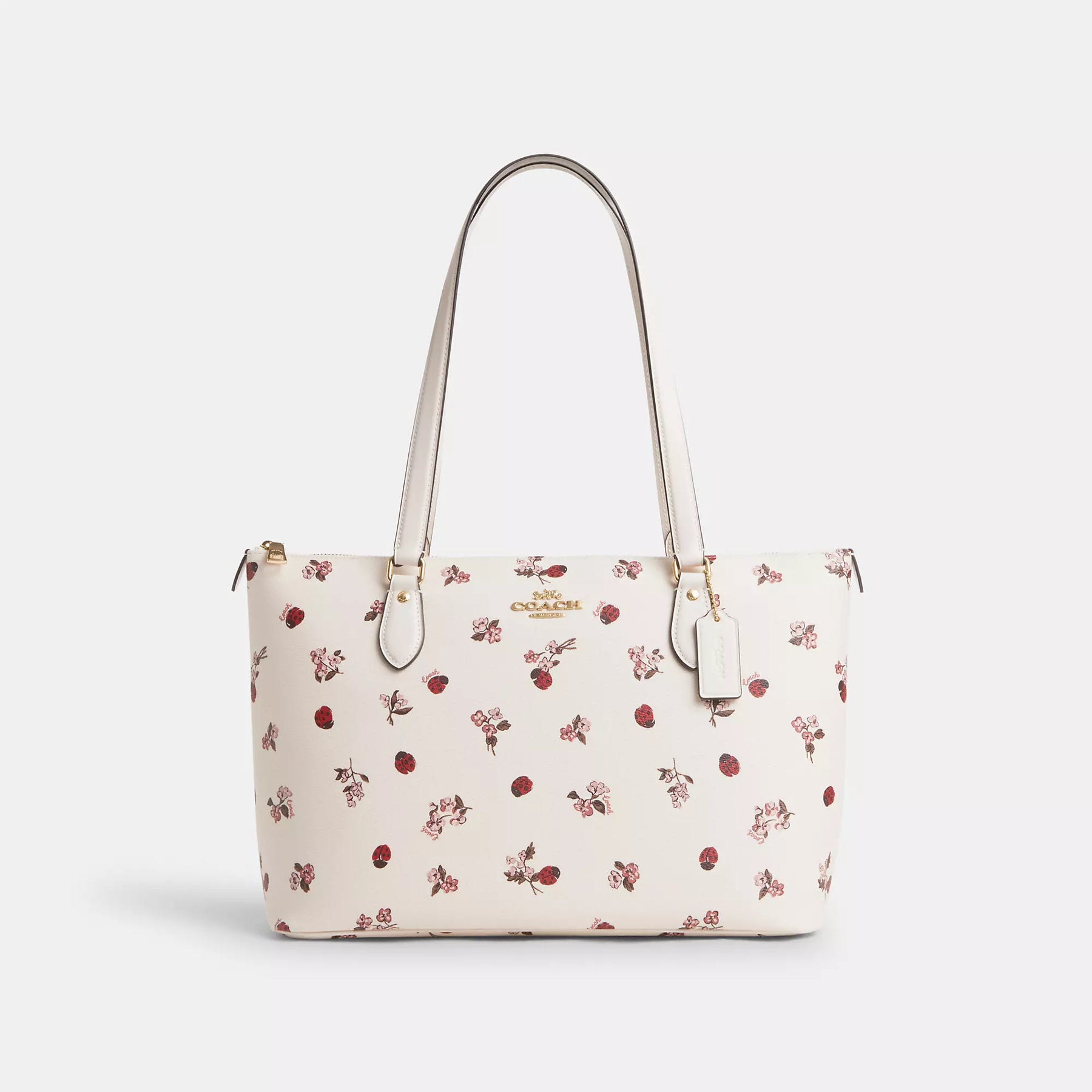 Coach Outlet Galerie Tragetasche mit Marienkäfer Blumenmuster