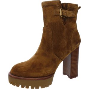Hannigan Stiefeletten aus Veloursleder mit Fußsohle
