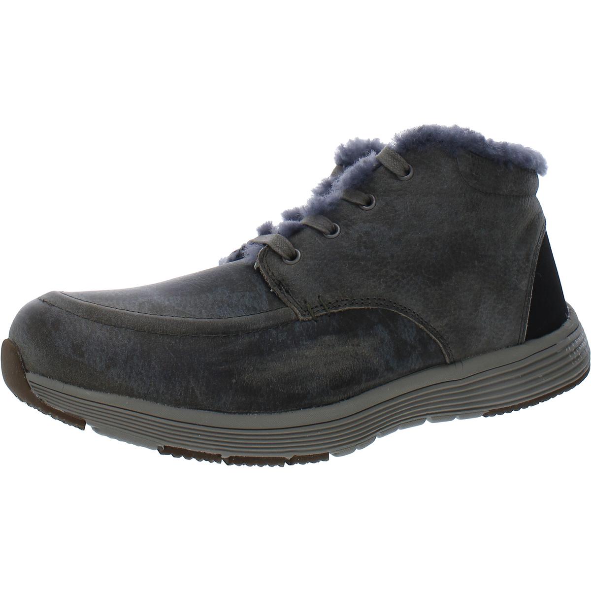 Karamay Leder Kaltes Wetter Combat & Schnürstiefel