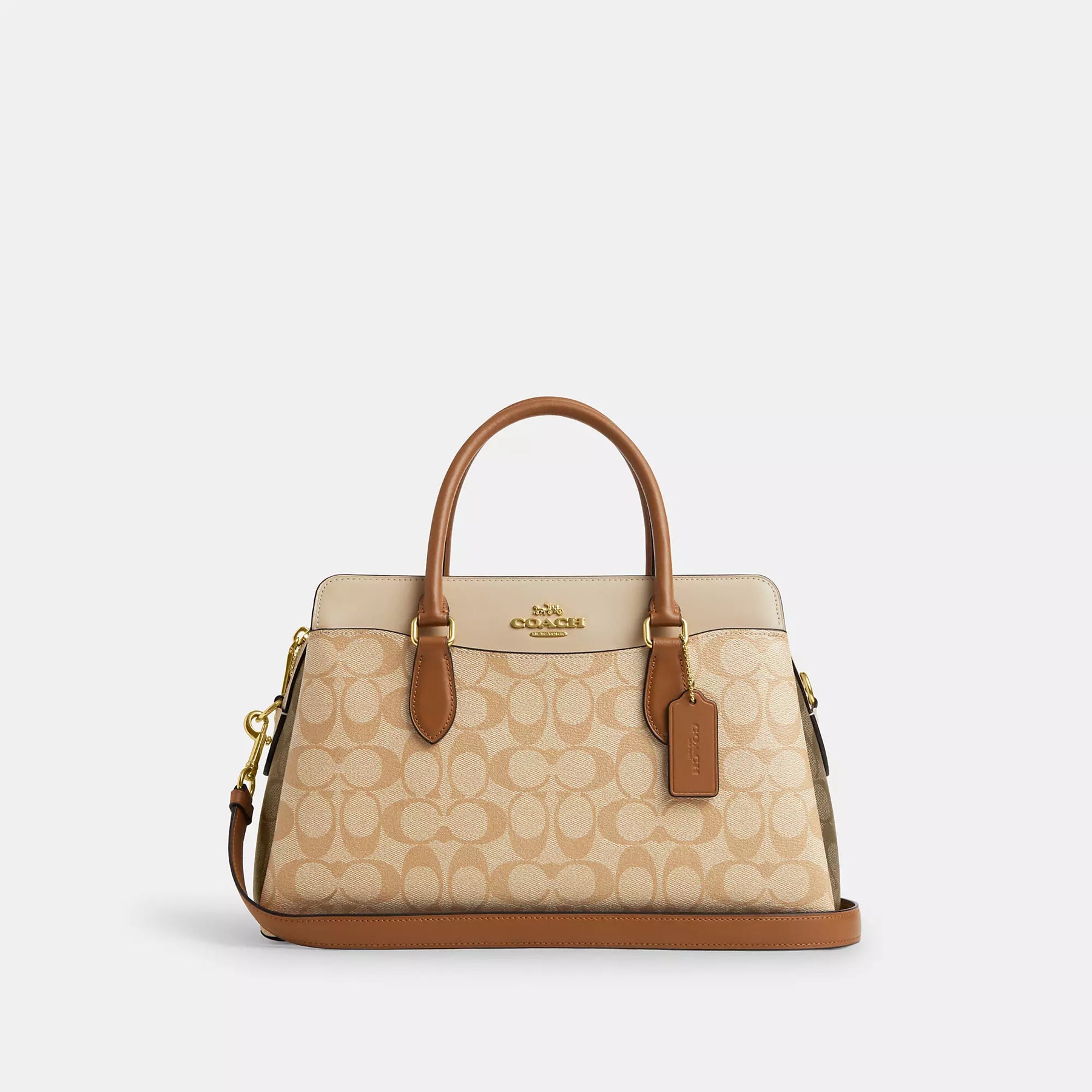 Coach Outlet Darcie Carryall im Blocked Signature Canvas