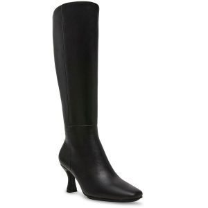 Perfection Reißverschluss Leder kniehohe Stiefel