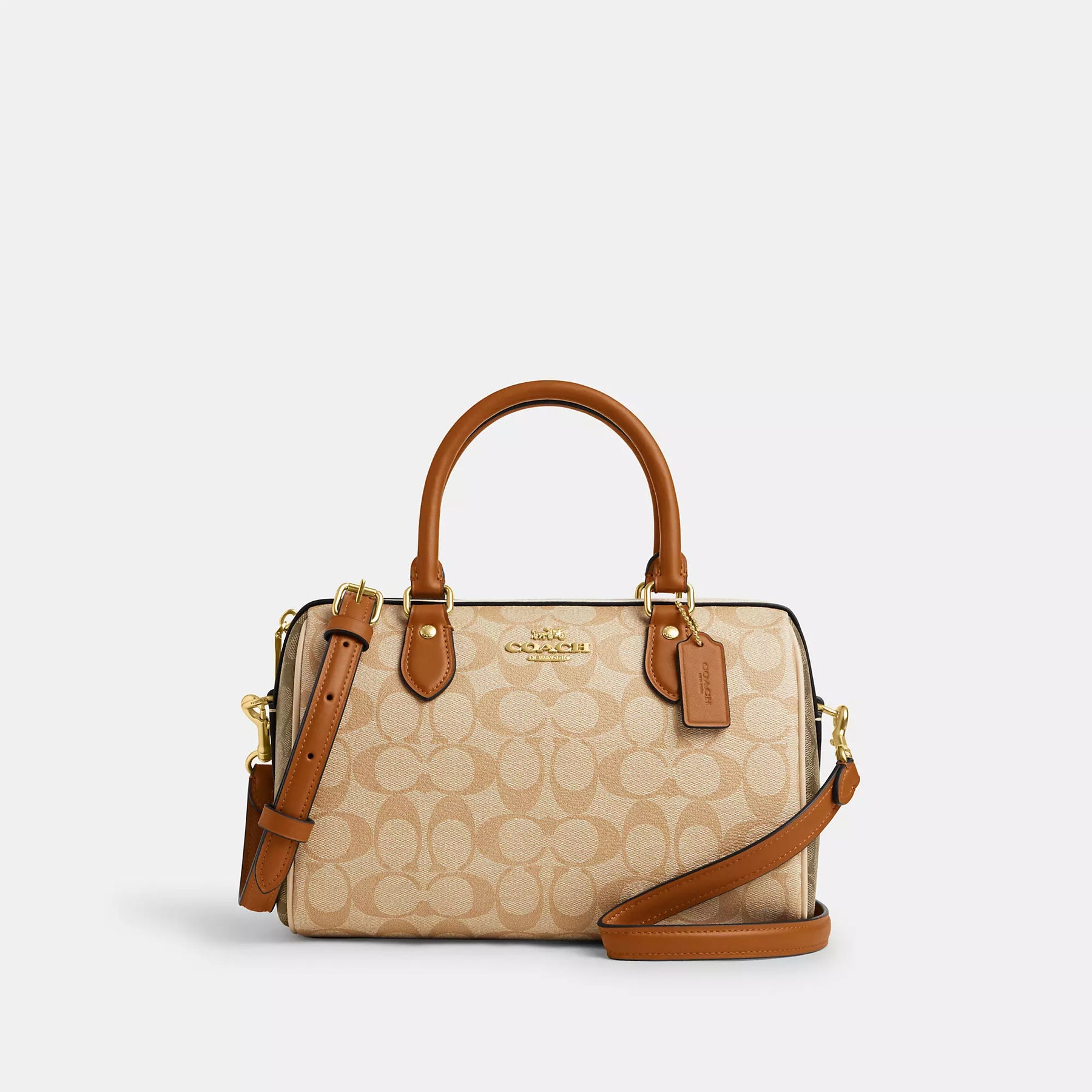 Coach Outlet Rowan Henkeltasche im Blocked Signature Canvas