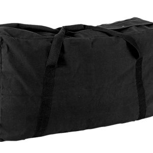 Champion Sports Reißverschluss Canvas Duffle Tasche Schwarz
