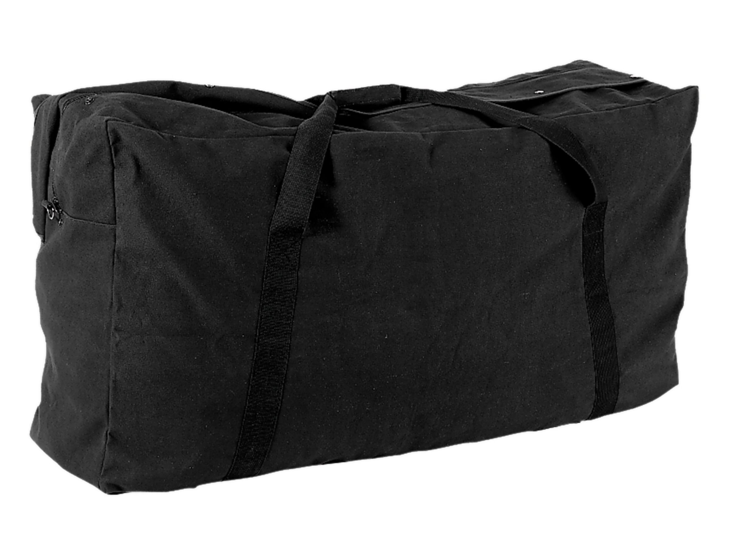 Champion Sports Reißverschluss Canvas Duffle Tasche Schwarz