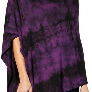 Marmor waschen asymmetrische Poncho in Trauben