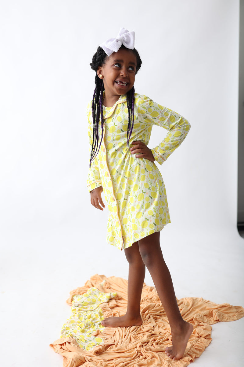 Zitrone BLOSSOMS GIRL'S DREAM Abendkleid