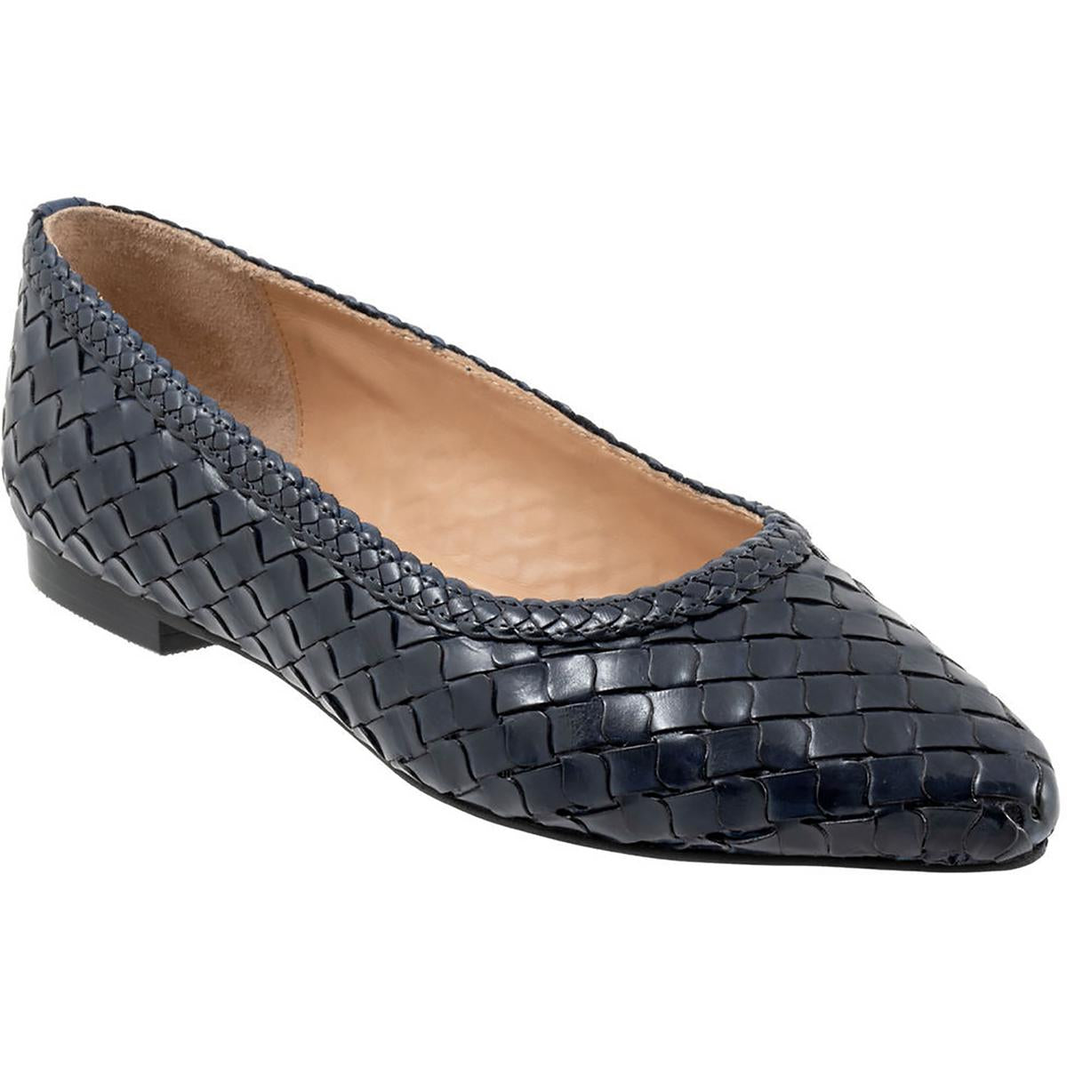 EMMIE Leder Flache Schuhe