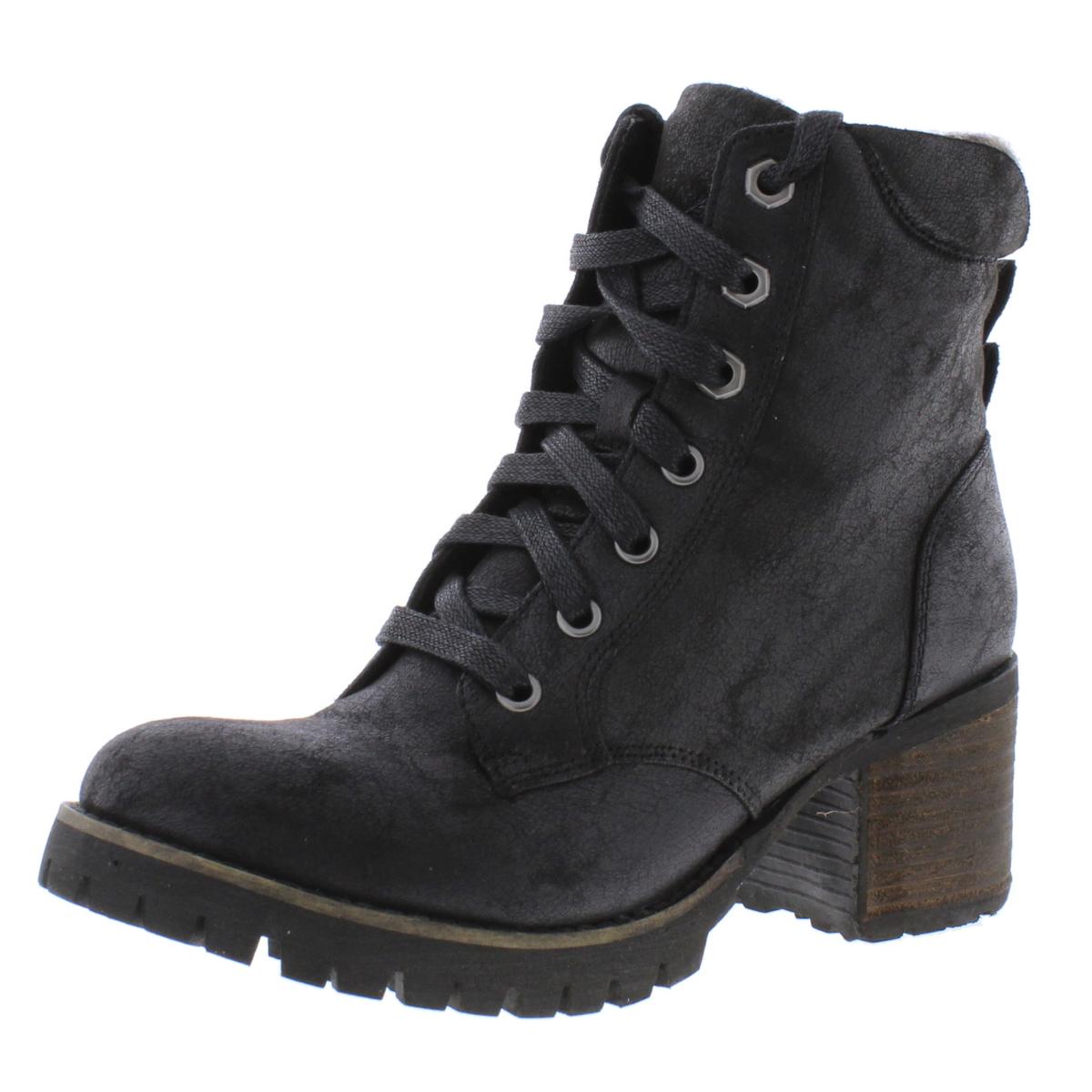Schwarze Leder Pumps von Glinda Imitat – Stiefel