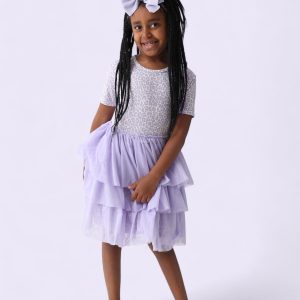 LAVENDER LEOPARD DREAM TUTU Kleid