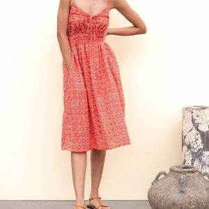 Contessa Kleid in Mohn