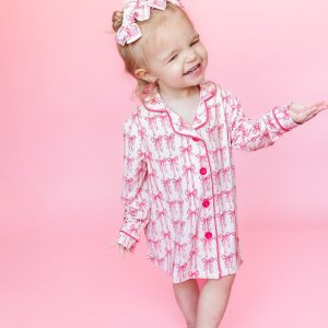 Schleifendetail niedlich mädchen s Traumkleid