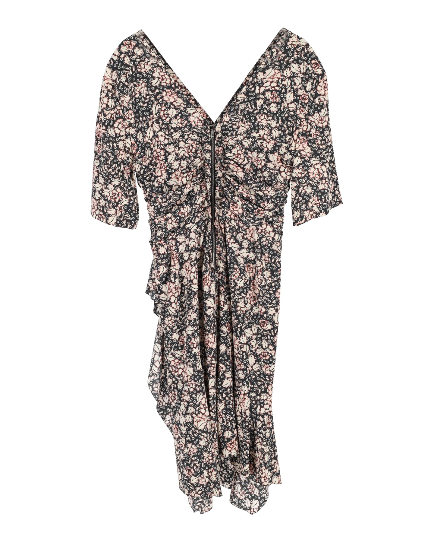 Isabel Marant Bedrucktes Minikleid aus schwarzer Viskose